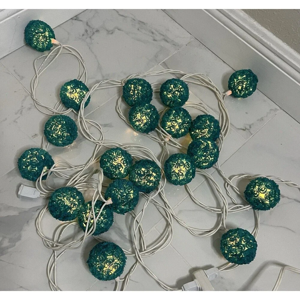 Set of 2) 20 String  Light Turquoise For Decorative Purposes